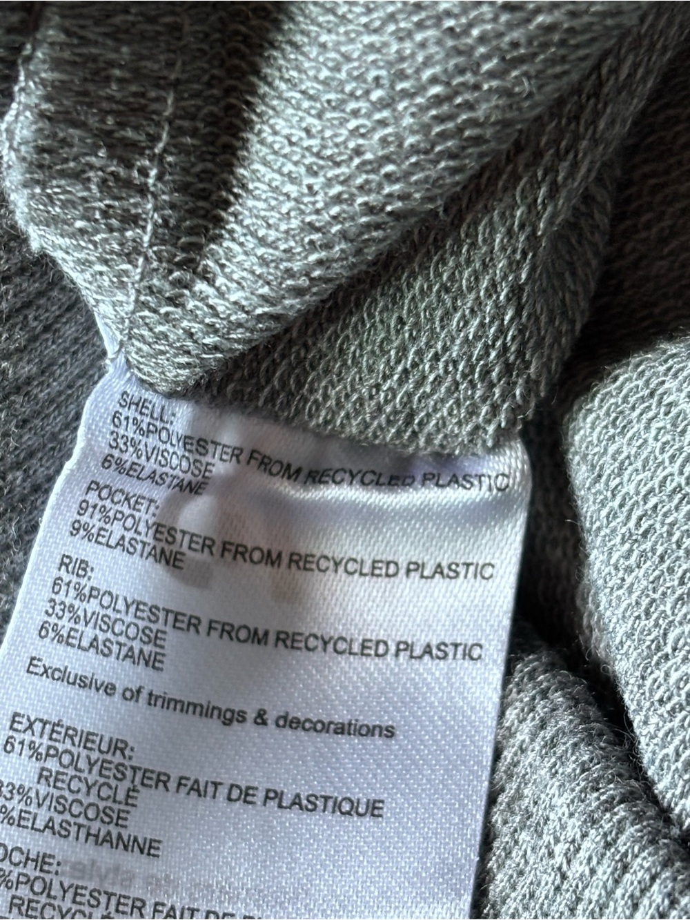 Ultra Soft Performance Hoodie | Grey Black | Size M | Athleisure - Picture 8 of 8